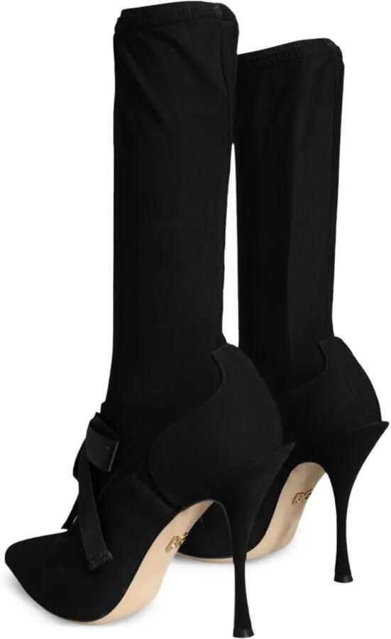 Dolce & Gabbana Veterlaarzen met hak Zwart - Foto 3