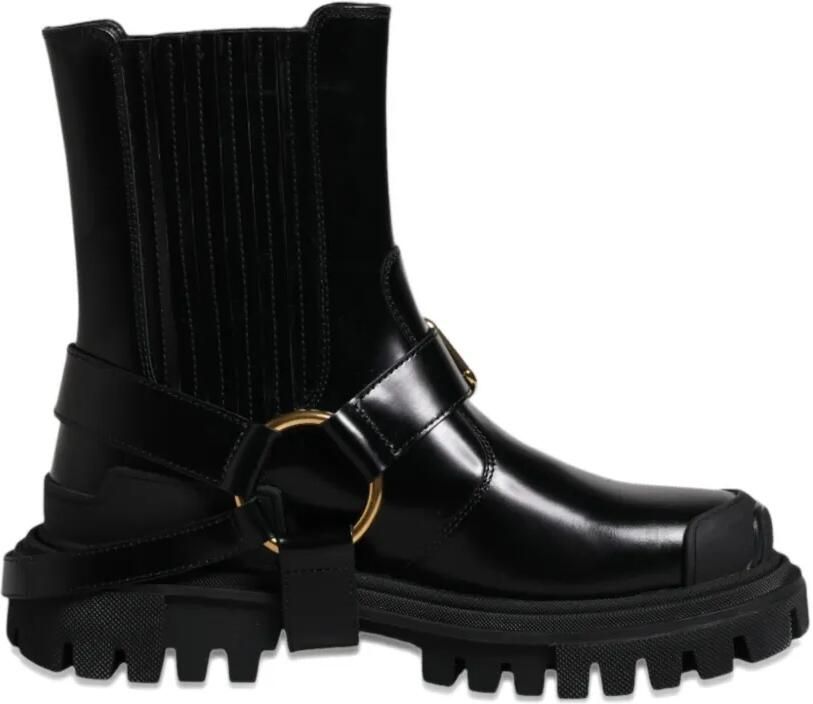 Dolce & Gabbana Wandellaarzen met gespdetail Zwart