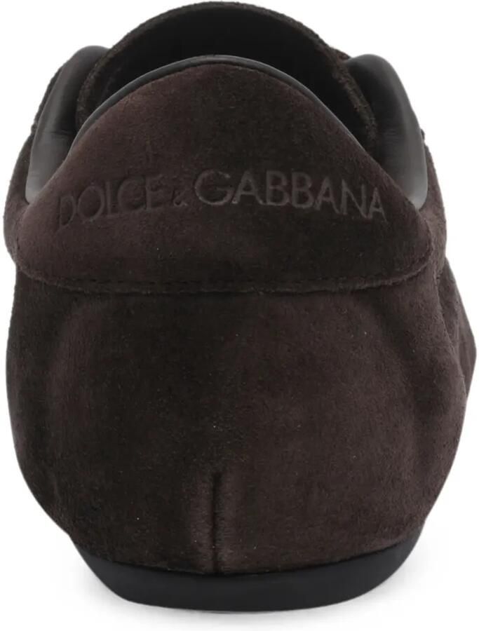 Dolce & Gabbana Zachte kalfsleren ballerina sneakers Bruin - Foto 2