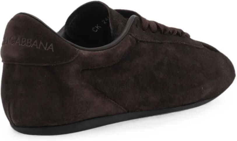 Dolce & Gabbana Zachte kalfsleren ballerina sneakers Bruin - Foto 3
