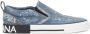 Dolce & Gabbana Gerafelde sneakers Blauw - Thumbnail 1