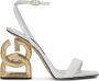 Dolce & Gabbana Keira 105mm DG-heel sandals Wit - Thumbnail 1
