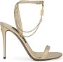 Dolce & Gabbana Keira sandalen met hak Goud - Thumbnail 1