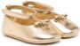 Dolce & Gabbana Kids Ballerina's met logoplakkaat Goud - Thumbnail 1