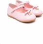 Dolce & Gabbana Kids Ballerina's met logoplakkaat Roze - Thumbnail 1