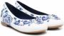 Dolce & Gabbana Kids Ballerina's verfraaid met kristallen Blauw - Thumbnail 1