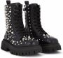Dolce & Gabbana Kids Combat laarzen met studs Zwart - Thumbnail 1
