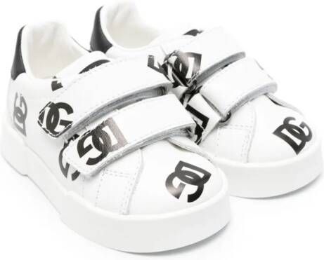 Dolce & Gabbana Kids Havan sneakers met logoprint Wit