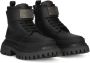 Dolce & Gabbana Kids Leren combat boots Zwart - Thumbnail 1