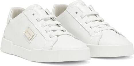 Dolce & Gabbana Kids Leren sneakers Wit