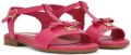 Dolce & Gabbana Kids Lakleren sandalen met DG-logo Roze - Roze