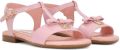 Dolce & Gabbana Kids Lakleren sandalen met DG-logo Roze - Roze