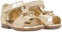 Dolce & Gabbana Kids Sandalen met logoplakkaat Goud - Thumbnail 1