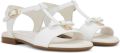 Dolce & Gabbana Kids Lakleren sandalen met DG-logo Wit - Wit