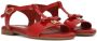 Dolce & Gabbana Kids Lakleren sandalen met DG-logo Rood - Thumbnail 1