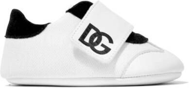 Dolce & Gabbana Kids Babyschoentjes met logo Wit