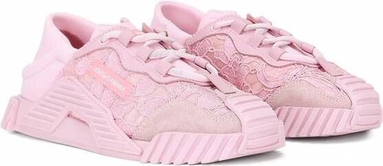 Dolce & Gabbana Kids NS1 low-top sneakers Roze
