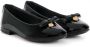 Dolce & Gabbana Kids patent ballerinas Zwart - Thumbnail 1