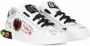 Dolce & Gabbana Kids Portofino DG King leren sneakers Wit - Thumbnail 1