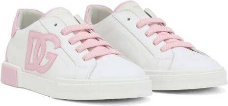 Dolce & Gabbana Kids Portofino low-top sneakers Wit