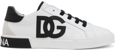 Dolce & Gabbana Kids Portofino low-top sneakers Wit