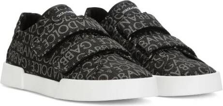 Dolce & Gabbana Kids Portofino low-top sneakers Zwart