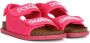 Dolce & Gabbana Kids Sandalen met klittenband Roze - Thumbnail 1