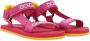 Dolce & Gabbana Kids Sandalen met klittenband Roze - Thumbnail 1