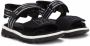 Dolce & Gabbana Kids Sandalen met klittenband Zwart - Thumbnail 1