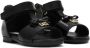 Dolce & Gabbana Kids First Steps lakleren sandalen Zwart - Thumbnail 1