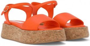 Dolce & Gabbana Kids Sandalen met plateauzool Oranje