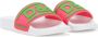 Dolce & Gabbana Kids Slippers met logo-applicatie Roze - Thumbnail 1