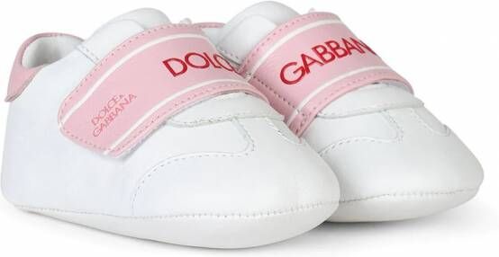 Dolce & Gabbana Kids Leren sneakers Wit
