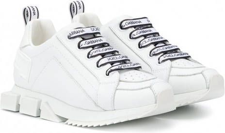 Dolce & Gabbana Kids Sneakers met logo Wit