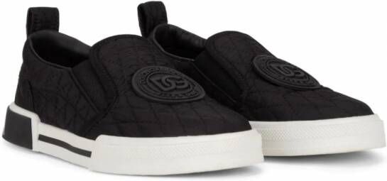Dolce & Gabbana Kids Sneakers met logopatch Zwart