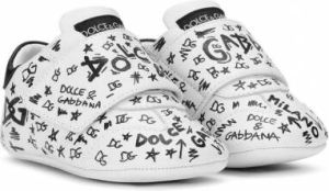Dolce & Gabbana Kids Sneakers met logoprint Wit