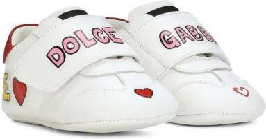 Dolce & Gabbana Kids Sneakers met logoprint Wit