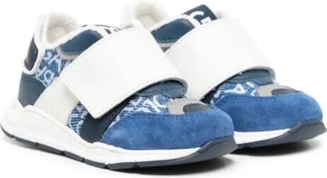 Dolce & Gabbana Kids Sneakers met vlakken Blauw