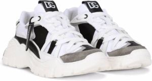 Dolce & Gabbana Kids Sneakers met vlakken Wit