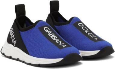 Dolce & Gabbana Kids Sorrento low-top sneakers Blauw