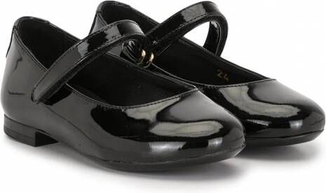 Dolce & Gabbana Kids Verfraaide ballerina's Zwart