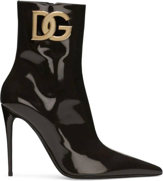 Dolce & Gabbana Leren laarzen Bruin