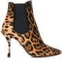 Dolce & Gabbana Laarzen met luipaardprint Bruin - Thumbnail 1