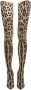 Dolce & Gabbana KIM overknee laarzen met luipaardprint Bruin - Thumbnail 1