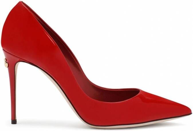 Dolce & Gabbana Lakleren pumps Rood