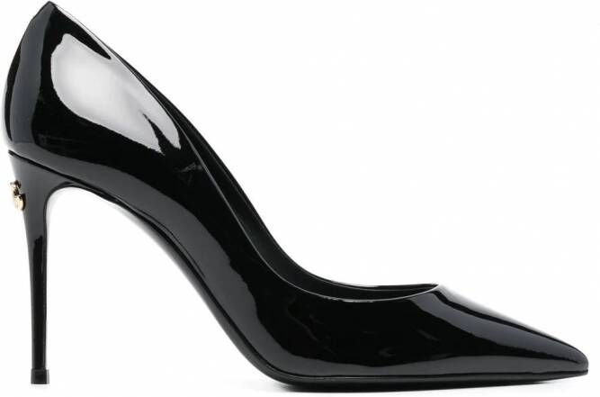 Dolce & Gabbana Cardinale 90mm lakleren pumps Zwart