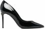 Dolce & Gabbana Cardinale 90mm lakleren pumps Zwart - Thumbnail 1