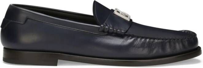 Dolce & Gabbana Loafers met logoplakkaat Blauw