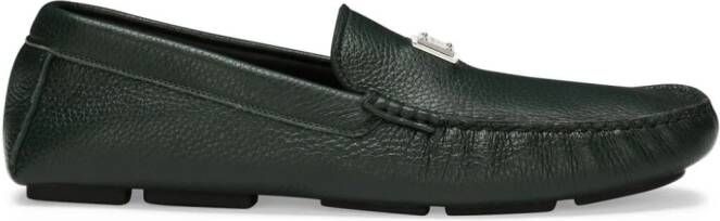 Dolce & Gabbana Loafers met logoplakkaat Groen