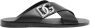 Dolce & Gabbana Leren sandalen met DG-logo Zwart - Thumbnail 1